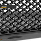 2007-2009 Toyota Tundra Honeycomb Mesh Front Grille — Matte Black — detail