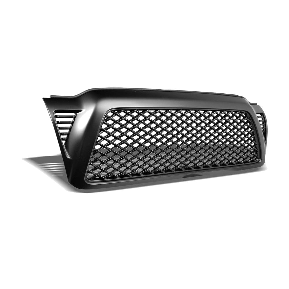 2007-2009 Toyota Tundra Honeycomb Mesh Front Grille — Matte Black — product view