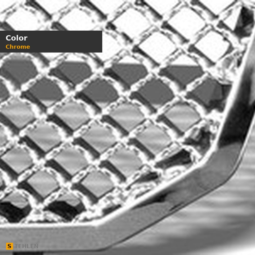 2008-2010 Dodge Avenger Mesh Front Grille — Chrome — detail