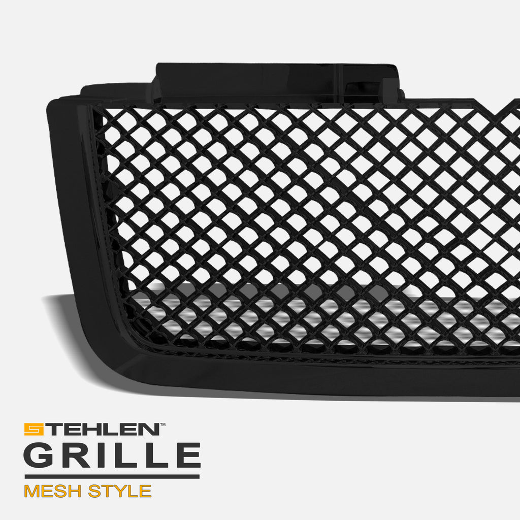 2006-2009 Chevrolet Trailblazer LT 4-Door Front Grille - Matte Black