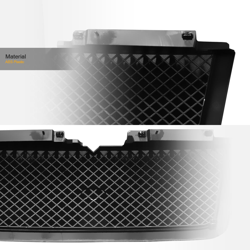 2006-2009 Chevrolet Trailblazer LT 4-Door Front Grille - Matte Black