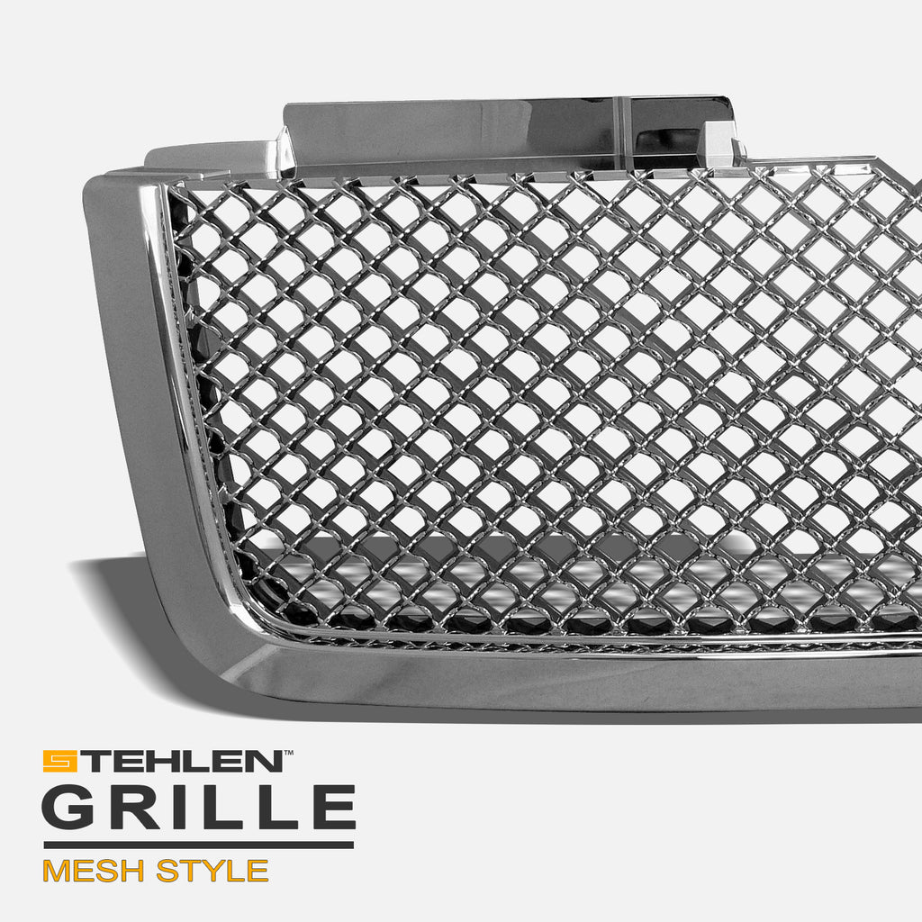 2006-2009 Chevrolet Trailblazer LT 4-Door Front Grille - Chrome Mesh