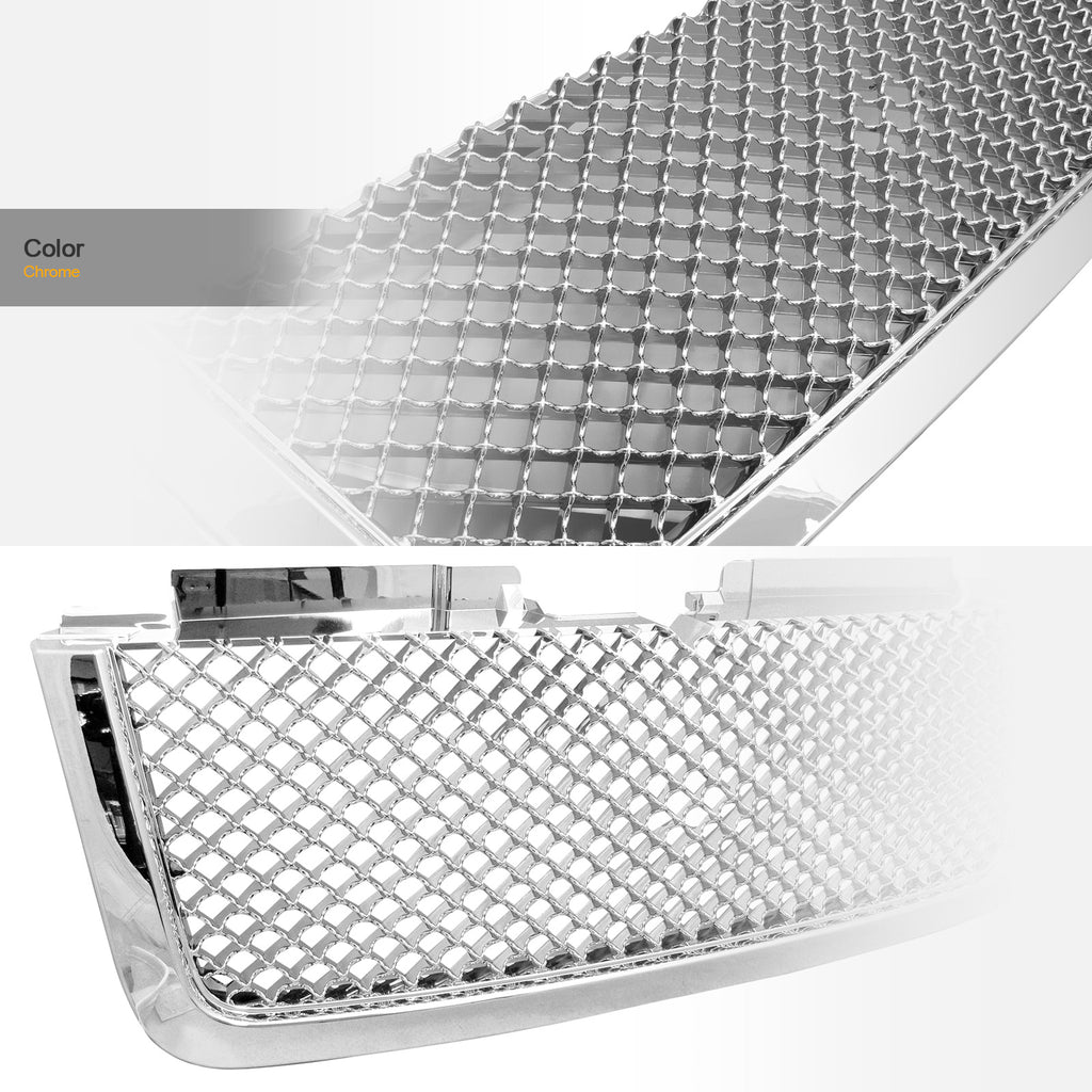 2006-2009 Chevrolet Trailblazer LT 4-Door Front Grille - Chrome Mesh