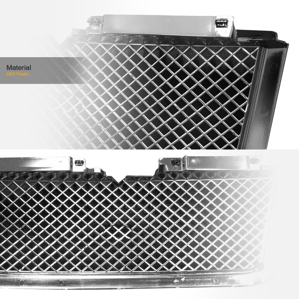 2006-2009 Chevrolet Trailblazer LT 4-Door Front Grille - Chrome Mesh
