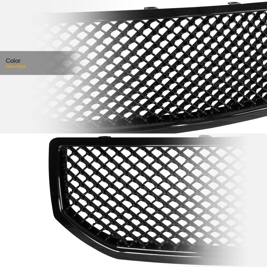 2007-2012 Dodge Caliber Front Grille - Matte Black Replacement