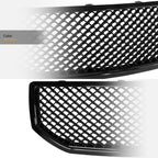 2007-2012 Dodge Caliber Front Grille - Matte Black Replacement