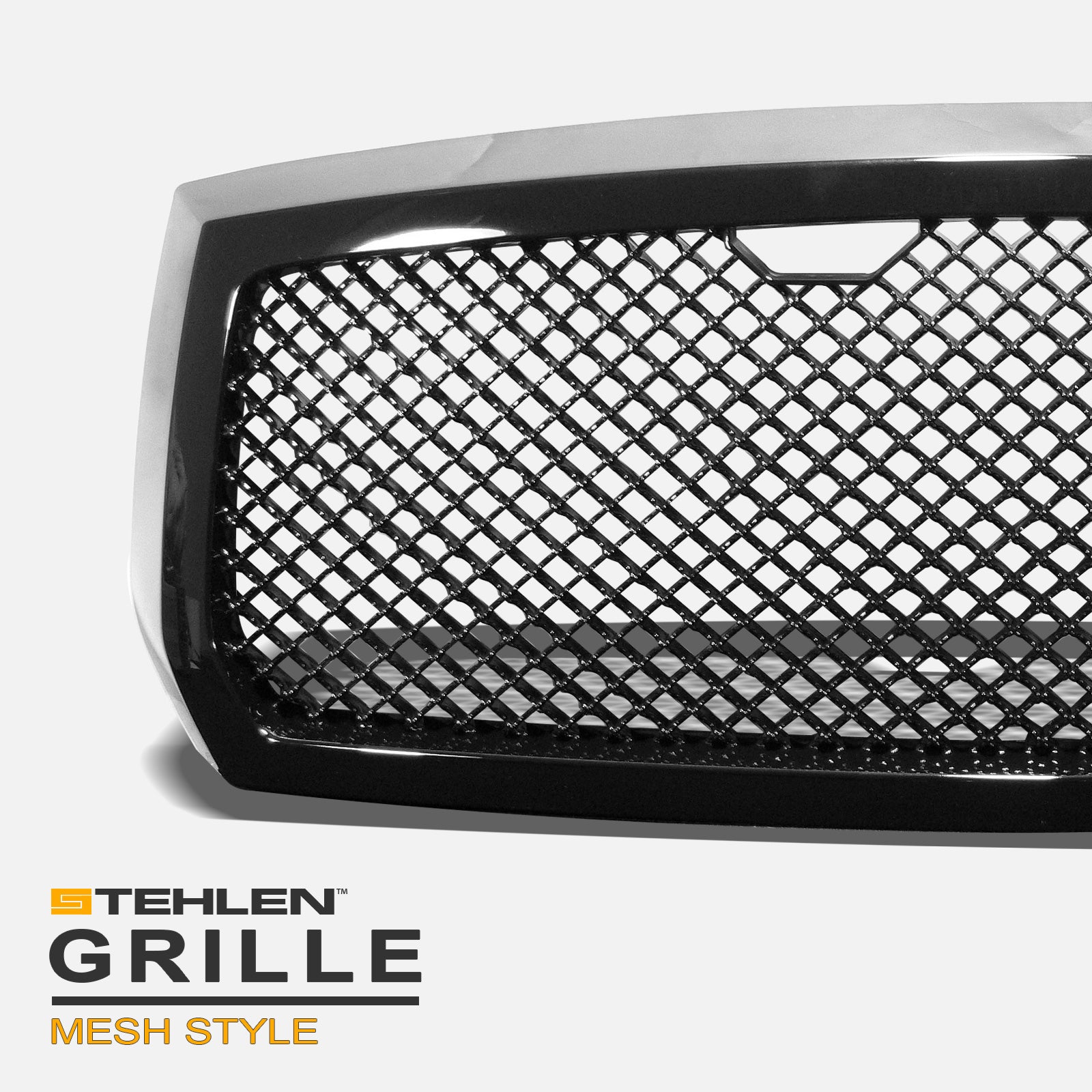 2005-2007 Dodge Dakota Front Grille - Matte Black Mesh Style