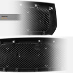 2005-2007 Dodge Dakota Front Grille - Matte Black Mesh Style