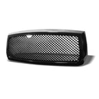 2005-2007 Dodge Dakota Front Grille - Matte Black Mesh Style
