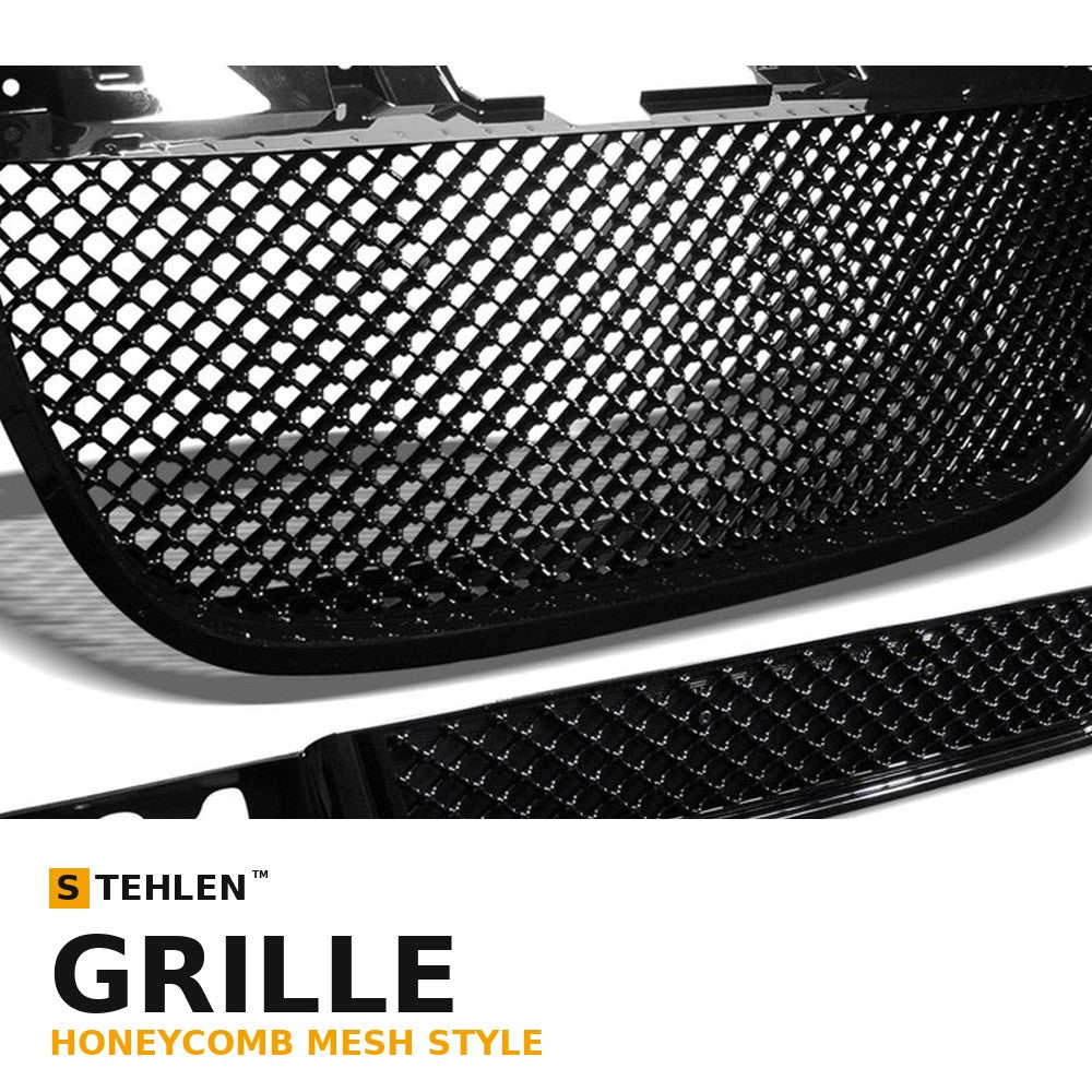 2007-2014 GMC Yukon & Yukon XL Honeycomb Mesh Front Grille — Black