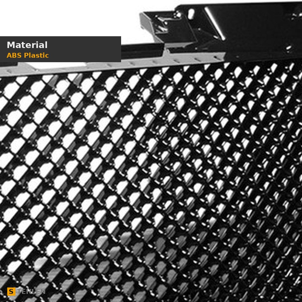 2007-2014 GMC Yukon & Yukon XL Honeycomb Mesh Front Grille — Black — detail