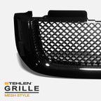 2002-2008 GMC Envoy Front Grille - Matte Black Replacement Grill