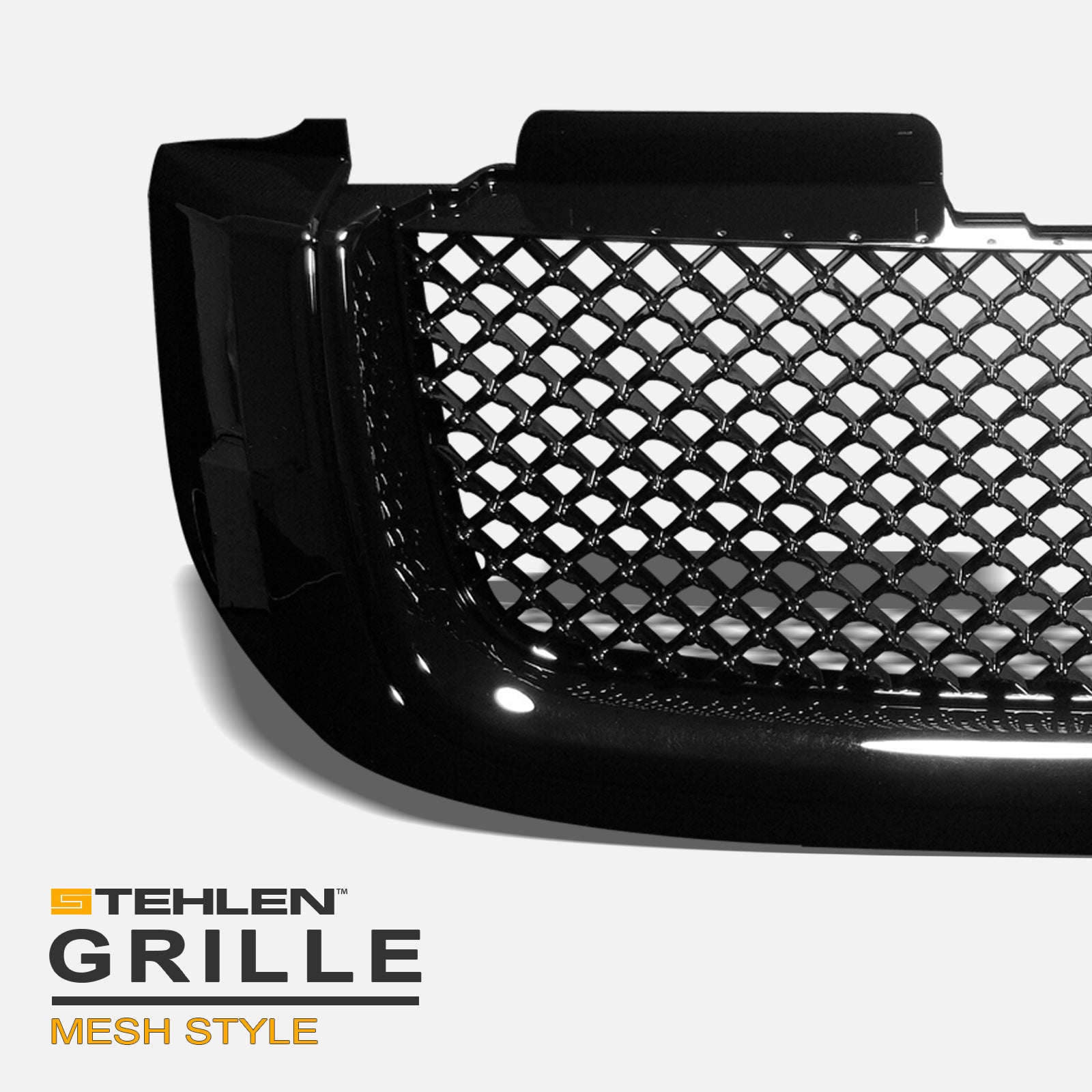 2002-2008 GMC Envoy Front Grille - Matte Black Replacement Grill