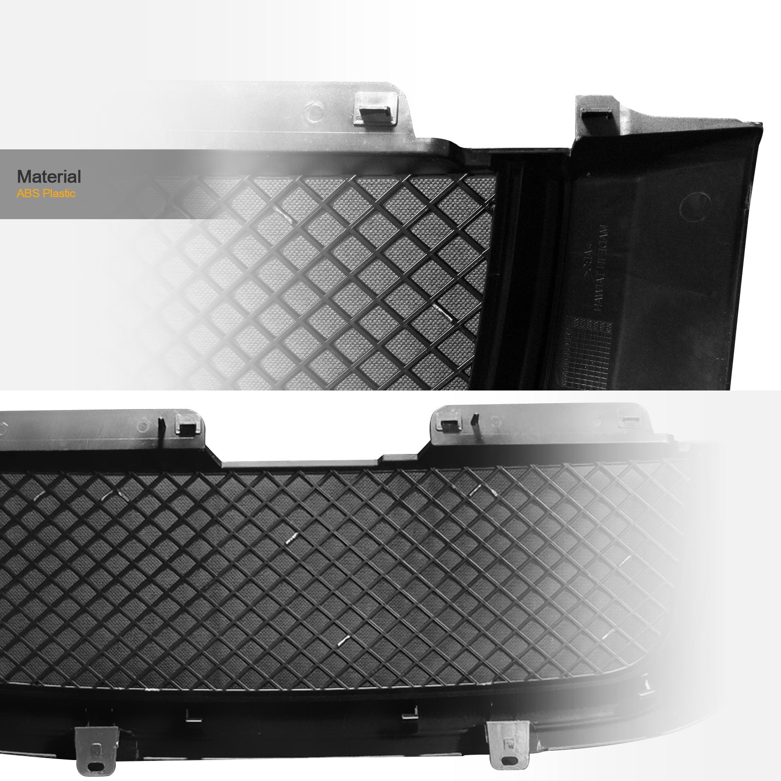 2002-2008 GMC Envoy Front Grille - Matte Black Replacement Grill