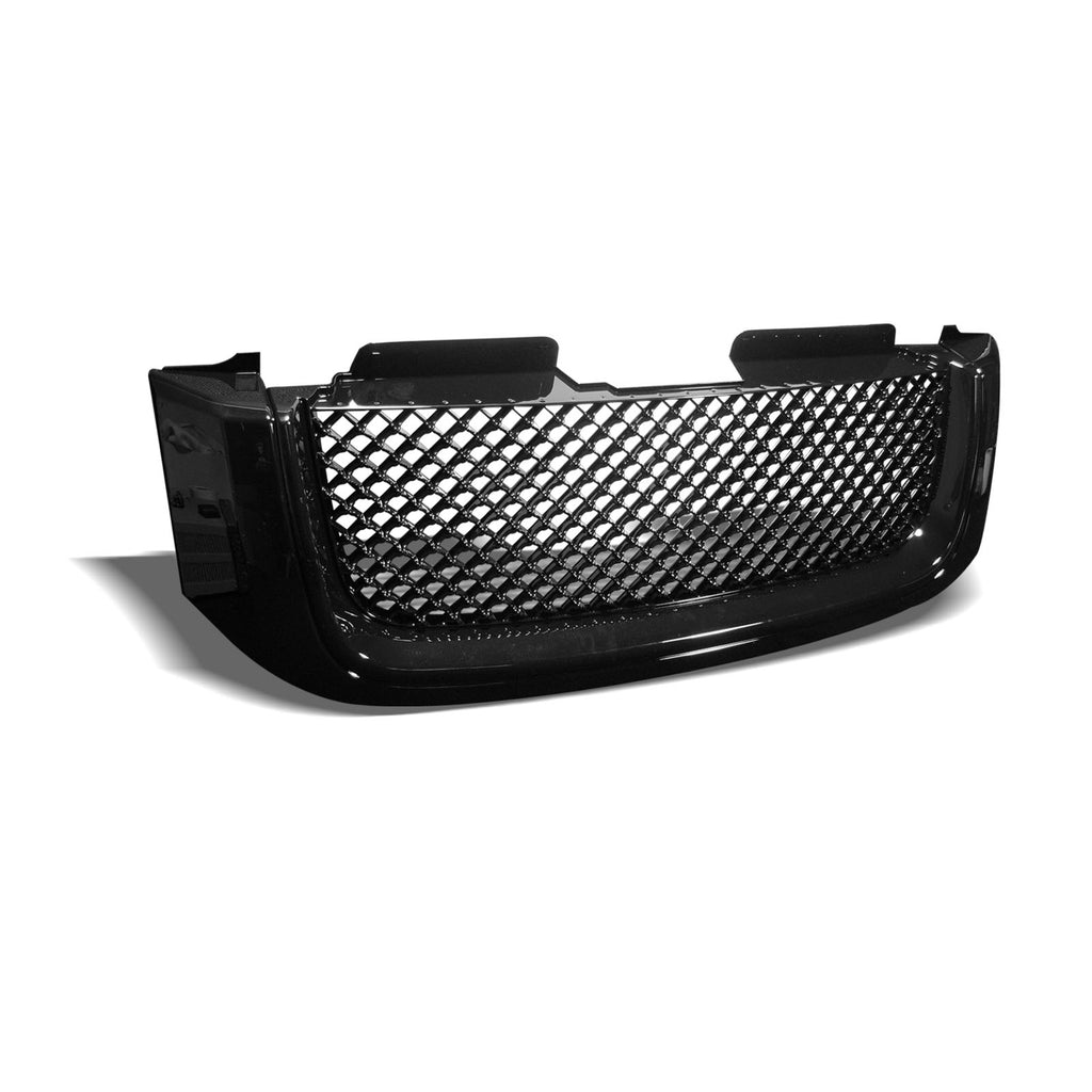 2002-2008 GMC Envoy Front Grille - Matte Black Replacement Grill