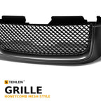 2002-2008 GMC Envoy Honeycomb Mesh Front Grille — Matte Black