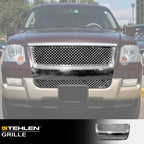 2007-2010 Ford Explorer Sport Trac Front Grille - Chrome
