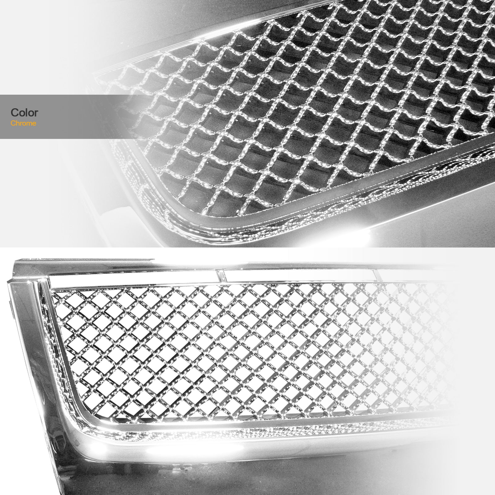 2007-2010 Ford Explorer Sport Trac Front Grille - Chrome