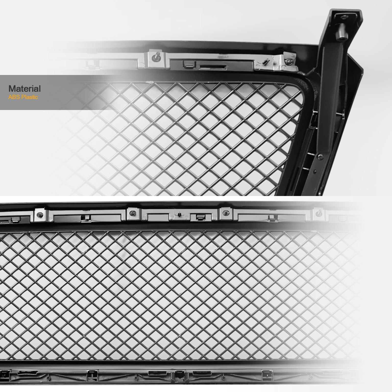 2004-2008 Ford F-150 Front Grille - Matte Black Mesh Style