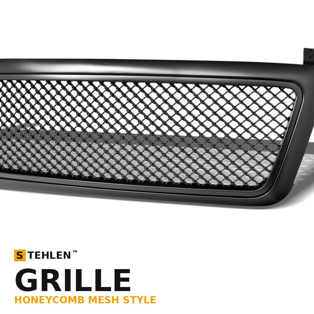 2004-2008 Ford F-150 Honeycomb Mesh Front Grille — Matte Black