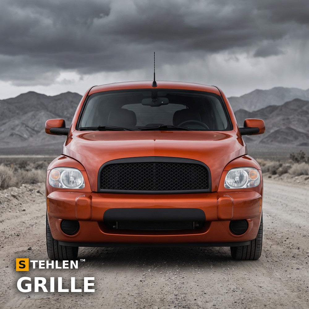 2006-2011 Chevrolet HHR Bentley Style Mesh Grille — Matte Black — installed