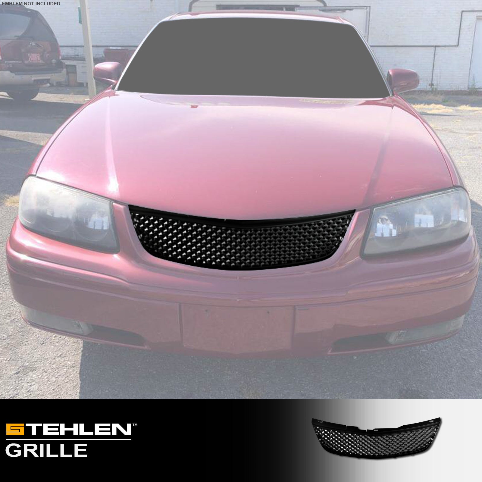 2000-2005 Chevrolet Impala Matte Black Front Grille - FGGG