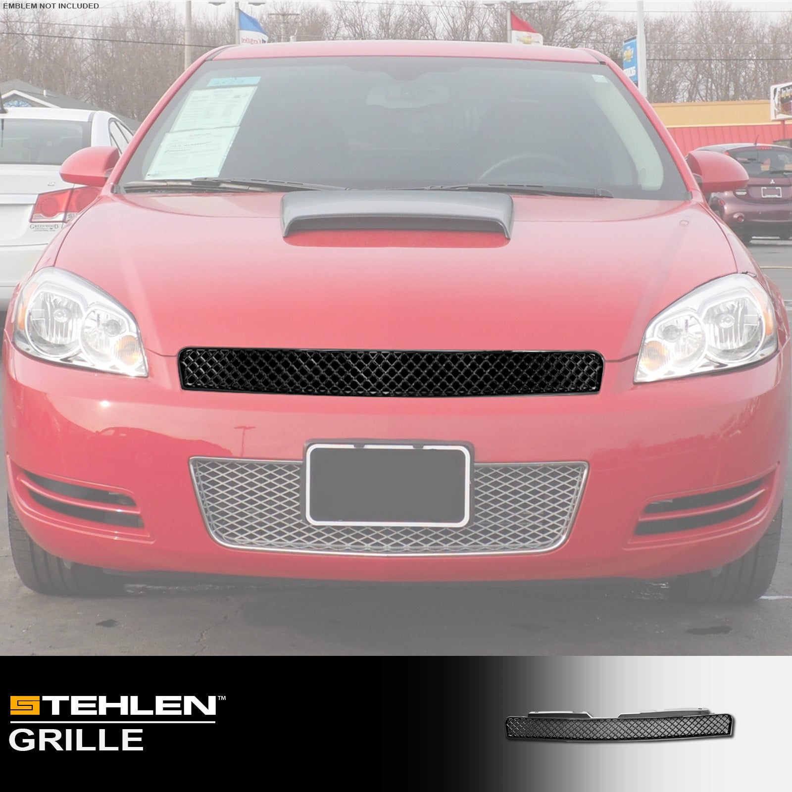 2006-2016 Chevrolet Impala & Monte Carlo Front Grille - Black