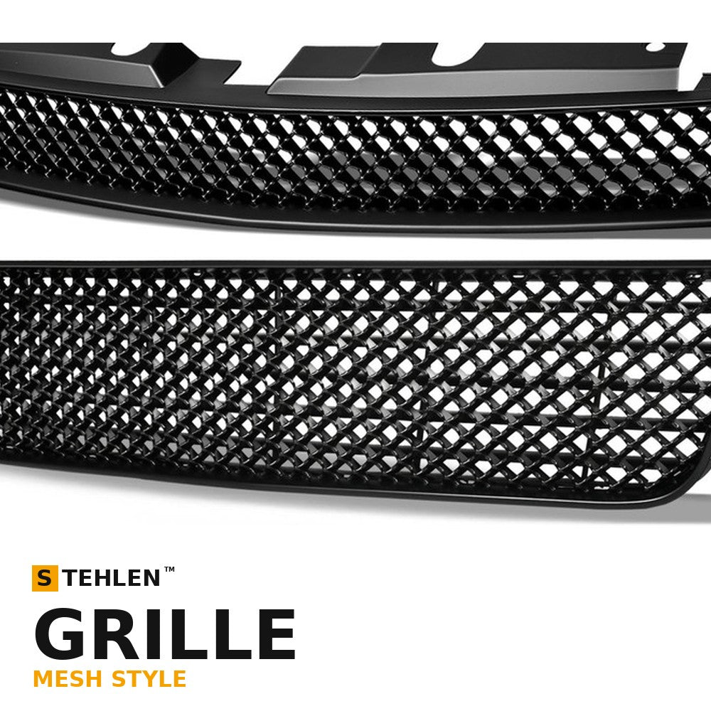 2006-2013 Chevrolet Impala & 2006-2007 Monte Carlo Mesh Front Grille — Matte Black