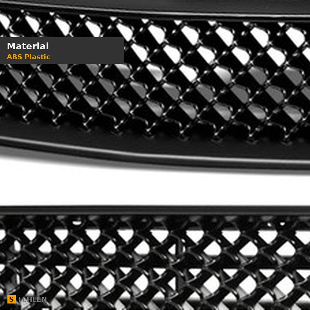 2006-2013 Chevrolet Impala & 2006-2007 Monte Carlo Mesh Front Grille — Matte Black — detail