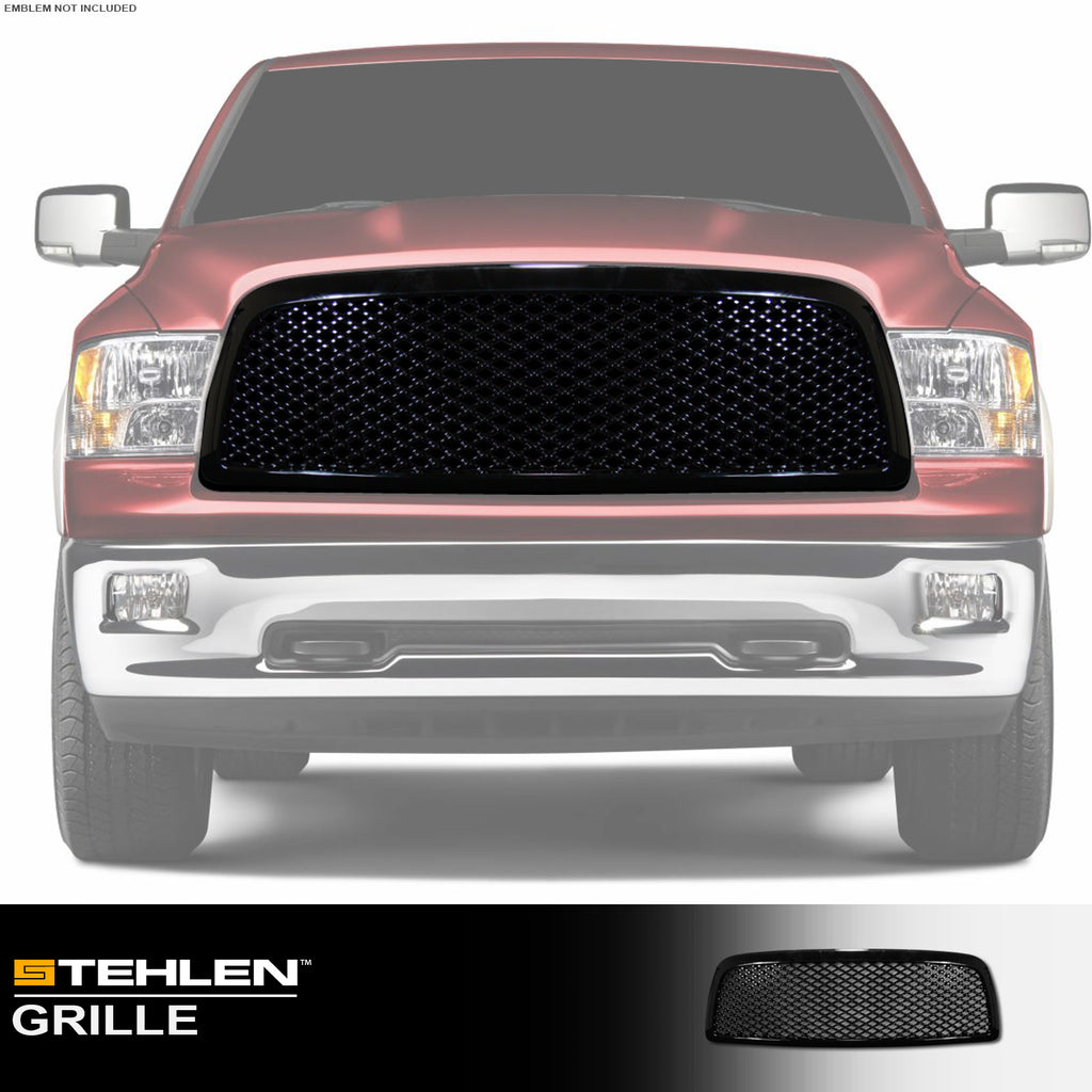 2009-2012 Dodge Ram 1500 Mesh Front Grille - Black