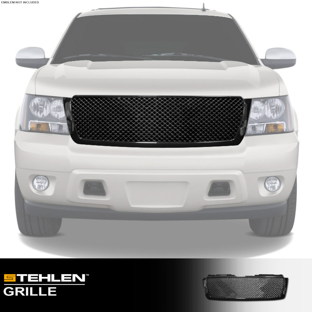 2007-2014 Chevrolet Tahoe/Suburban/Avalanche Front Grille - Black