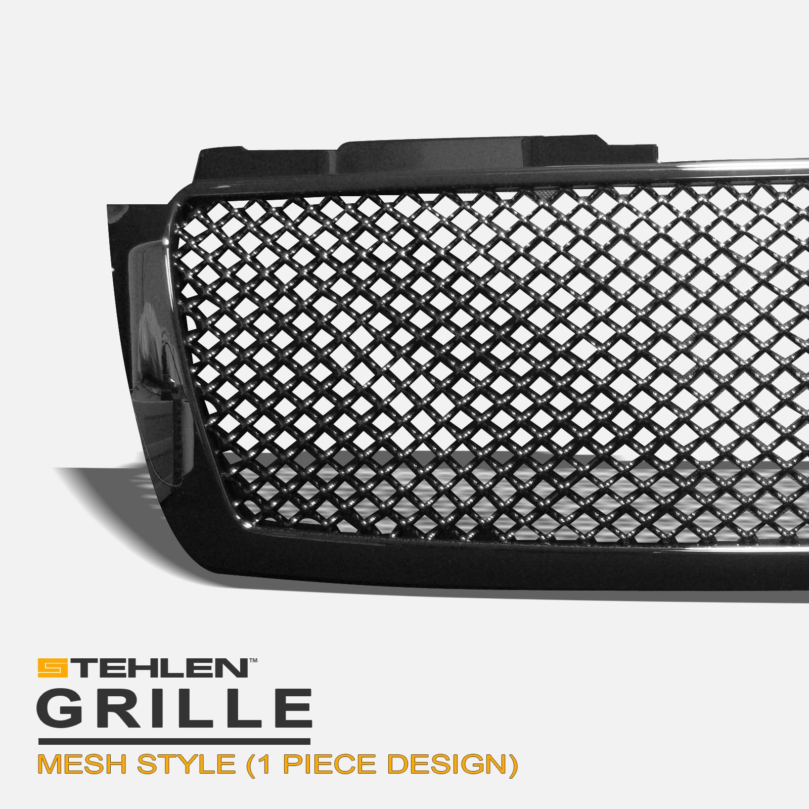 2007-2014 Chevrolet Tahoe/Suburban/Avalanche Front Grille - Black