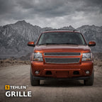 2007-2014 Chevrolet Tahoe/Suburban & Avalanche Mesh Front Grille — Chrome — installed