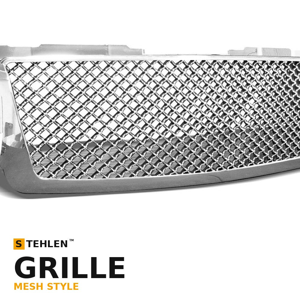 2007-2014 Chevrolet Tahoe/Suburban & Avalanche Mesh Front Grille — Chrome