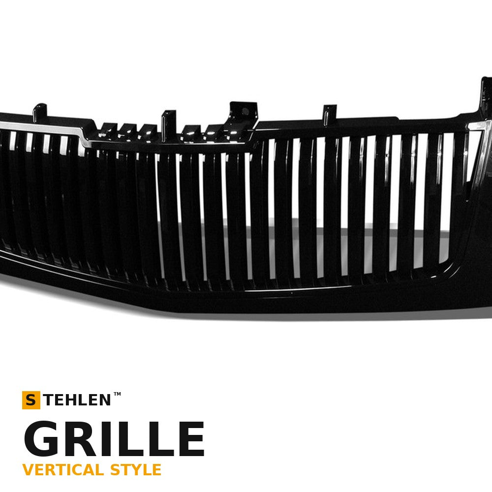 2002-2006 Cadillac Escalade Vertical Front Grille — Black
