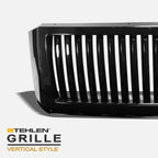 2007-2014 Ford Expedition Vertical Front Grille - Black