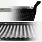 2004-2008 Ford F-150 Front Grille - Vertical Style Matte Black