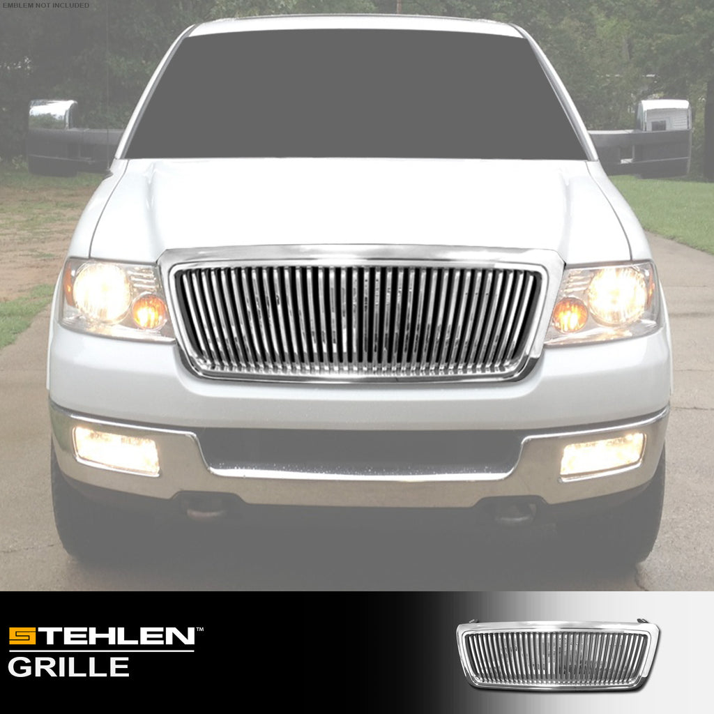 2004-2008 Ford F-150 Front Grille Chrome Vertical Style