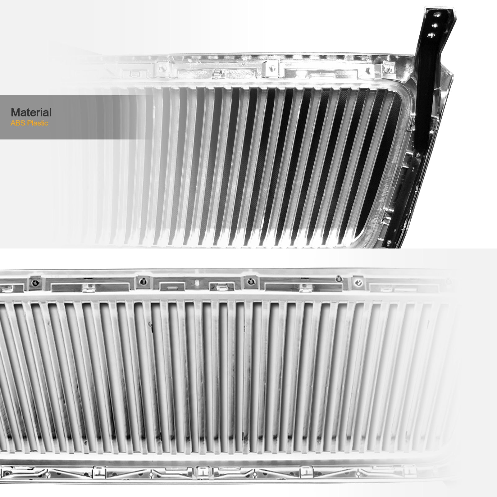 2004-2008 Ford F-150 Front Grille Chrome Vertical Style