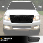 2004-2008 Ford F-150 Vertical Style Front Grille - Matte Black
