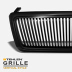 2004-2008 Ford F-150 Vertical Style Front Grille - Matte Black