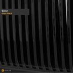 2005-2007 Ford F-250/F-350 Super Duty & 2005 Excursion Vertical Front Grille — Black — detail