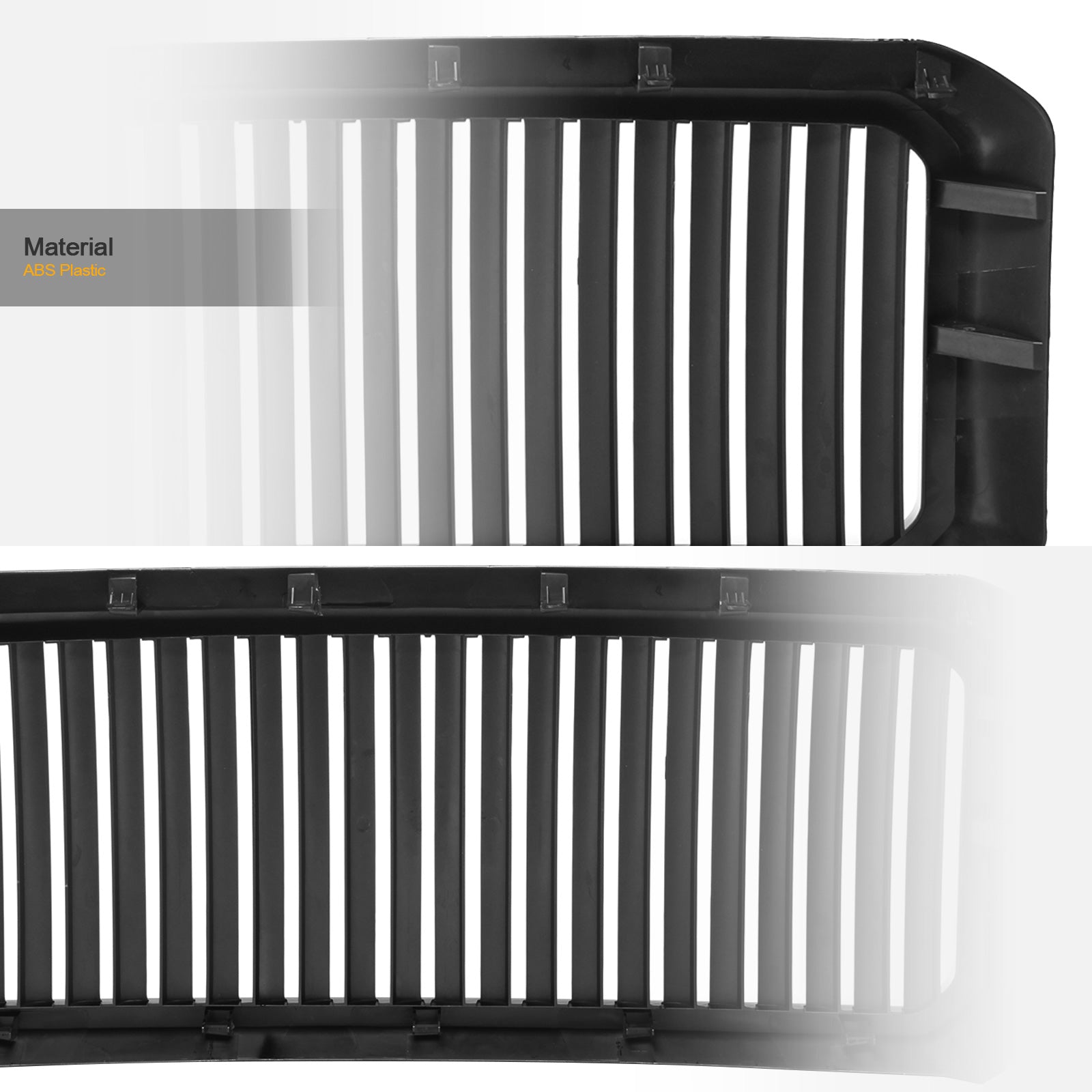 2011-2016 Ford F-250 F-350 Super Duty Front Grille - Matte Black