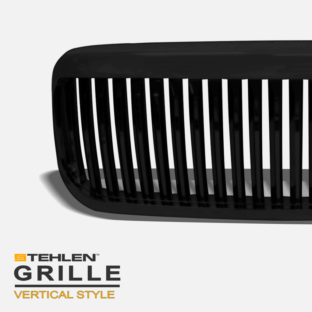 1999-2004 Ford Super Duty Excursion Front Grille - Black