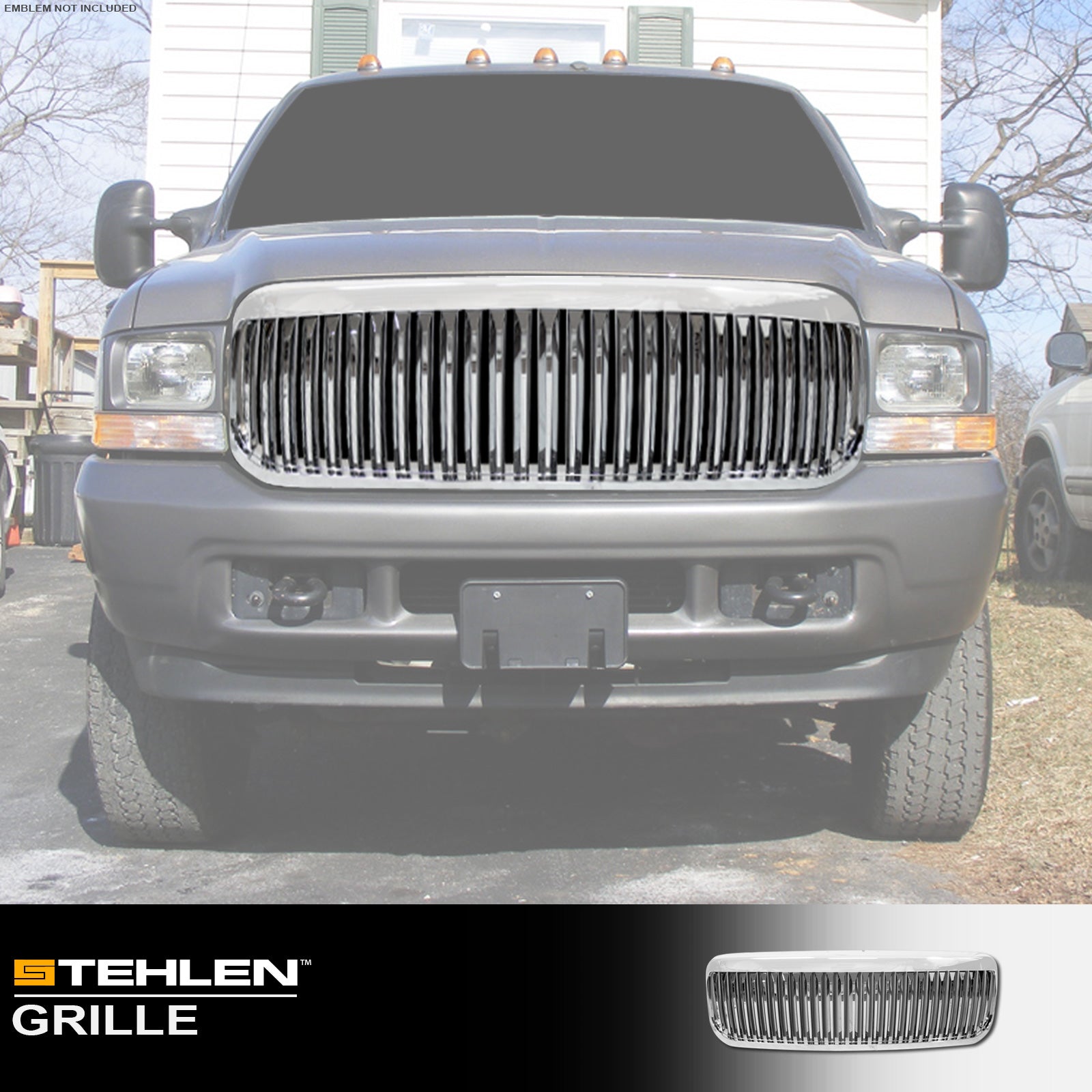 1999-2004 Ford Super Duty Excursion Front Grille - Chrome