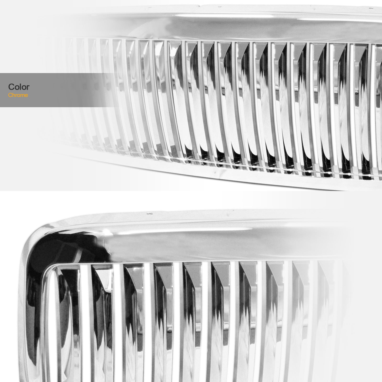 1999-2004 Ford Super Duty Excursion Front Grille - Chrome