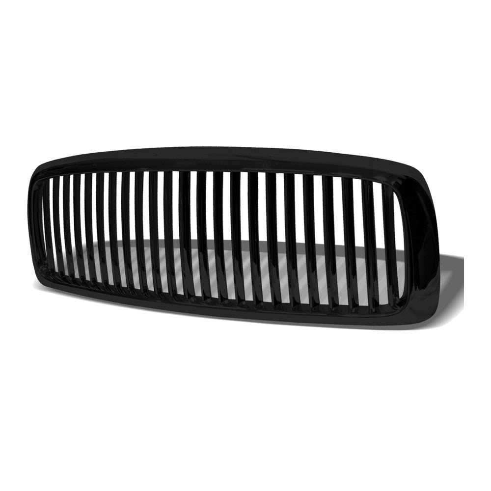 2002-2005 Dodge Ram 1500 & 2003-2005 Ram 2500/3500 Vertical Front Grille — Black — product view