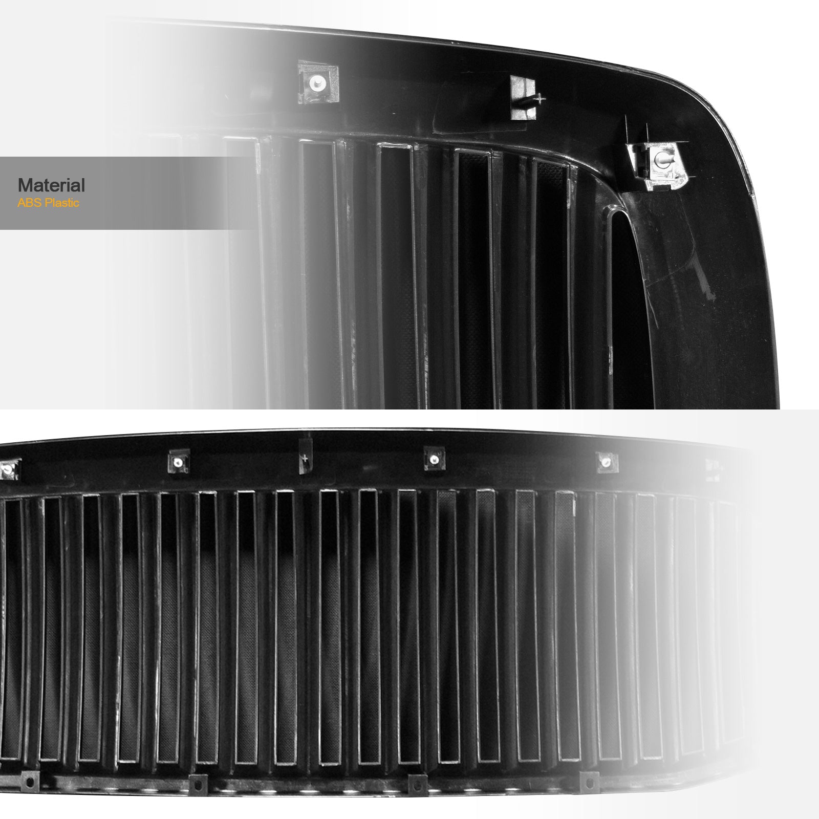2006-2009 Dodge Ram 1500 2500 3500 Front Grille - Matte Black