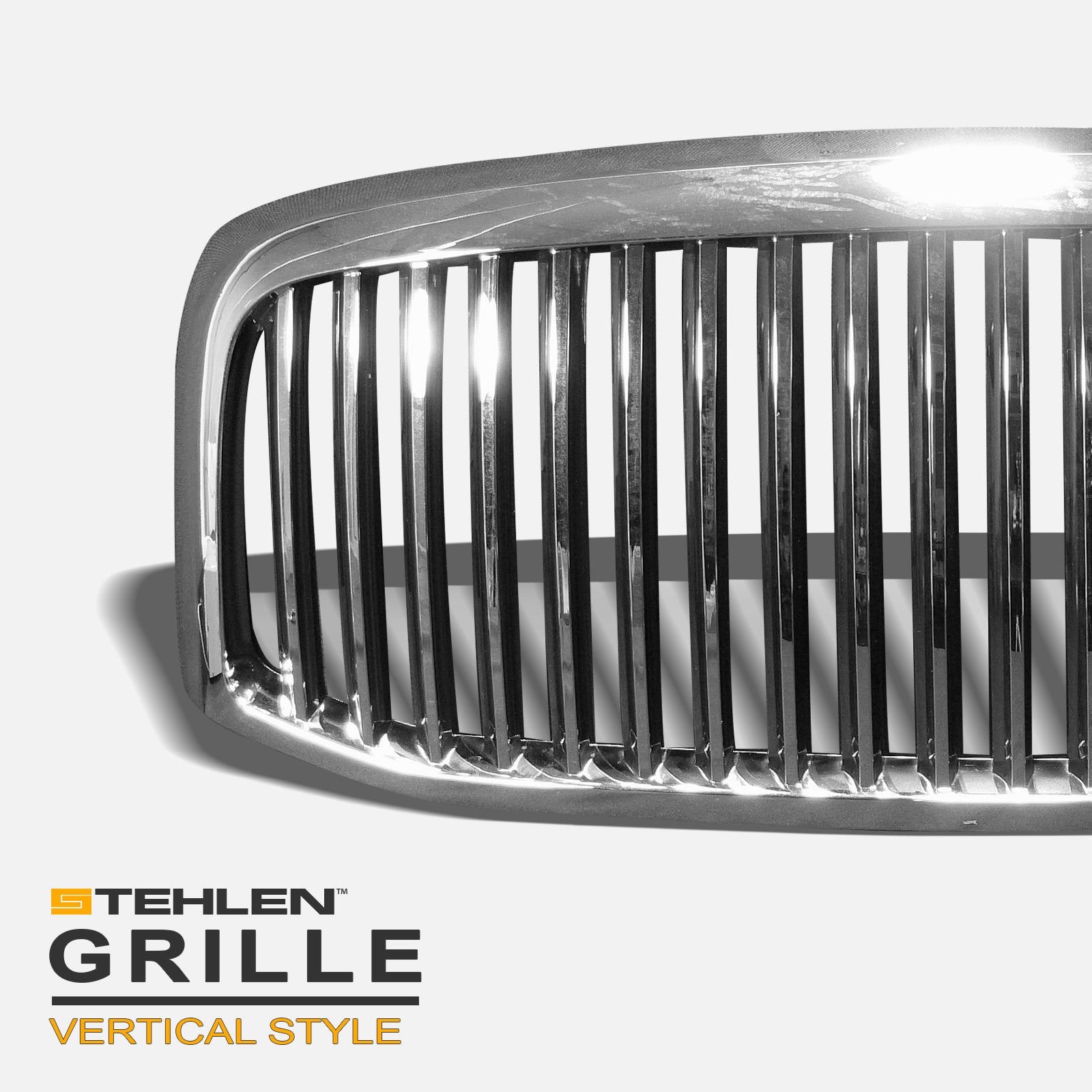2006-2009 Dodge Ram 1500 2500 3500 Front Grille - Chrome