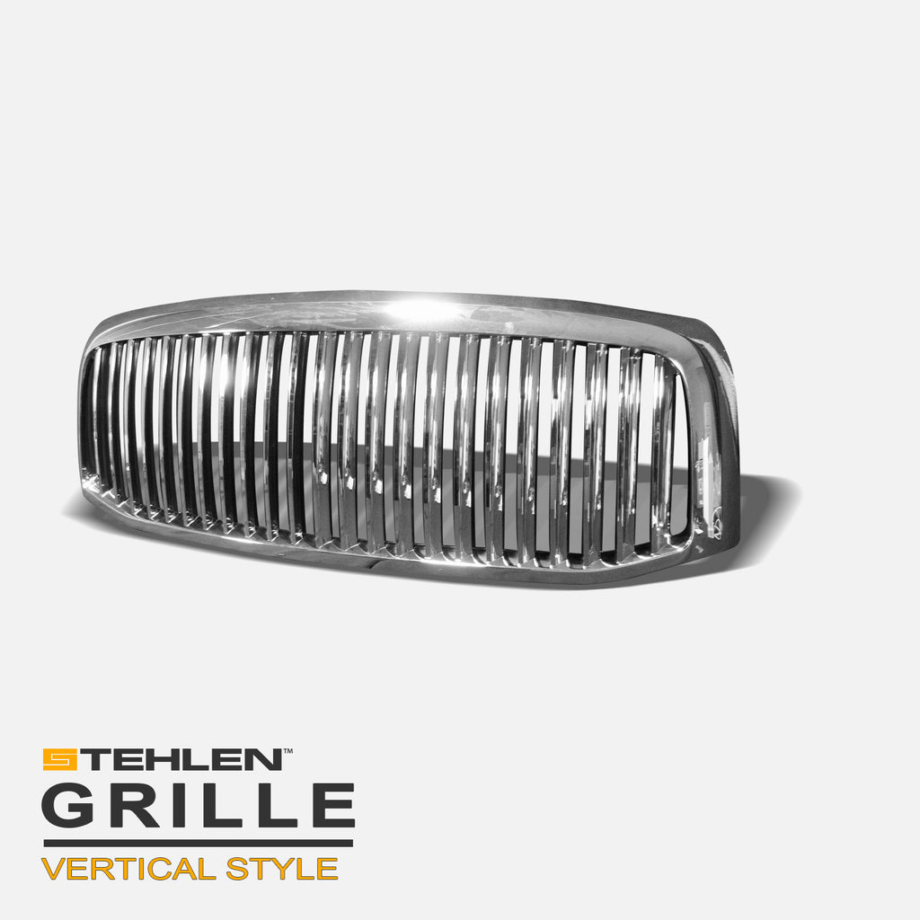 2006-2009 Dodge Ram 1500 2500 3500 Front Grille - Chrome